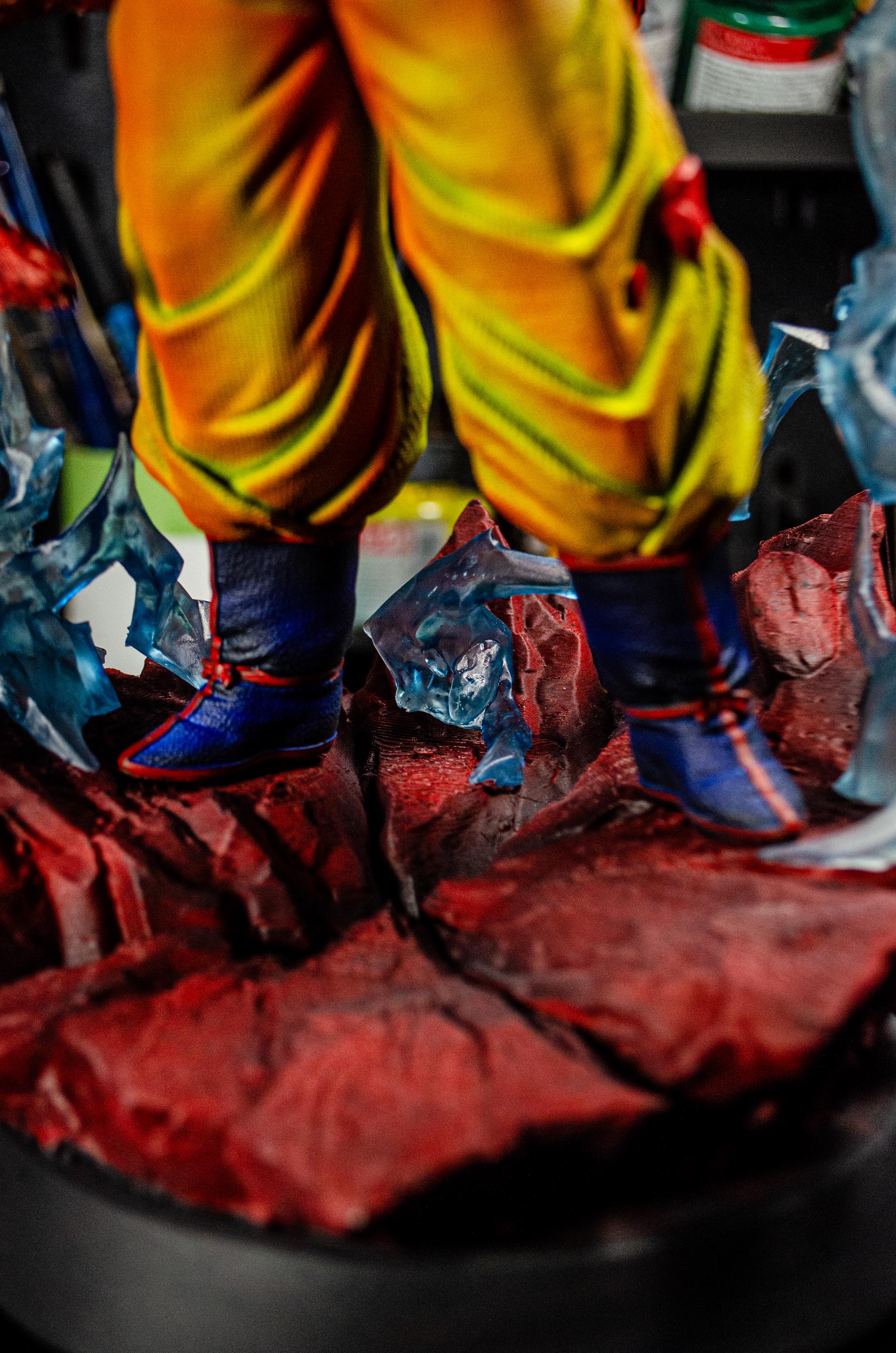 Figura de Dragon Ball GT Super Saiyan 4, estatua de PVC de 3 estilos, DBZ, SSJ4, Vegeta, Son