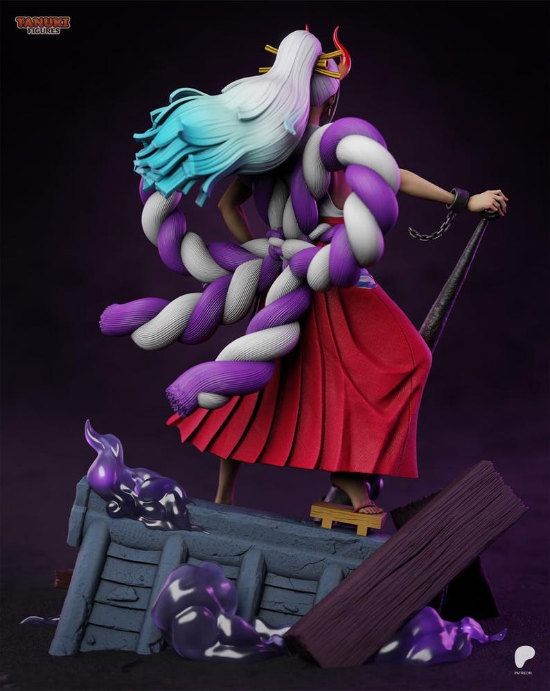 Yamato Statue | One Piece Fan Art Figure ~30cm | Daughter of Kaido - Etsy