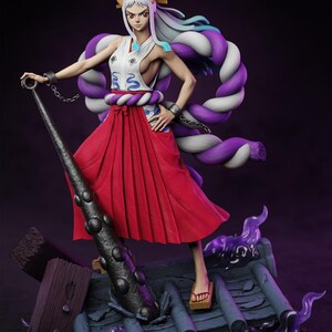 Yamato Statue | One Piece Fan Art Figure ~30cm | Daughter of Kaido - Etsy