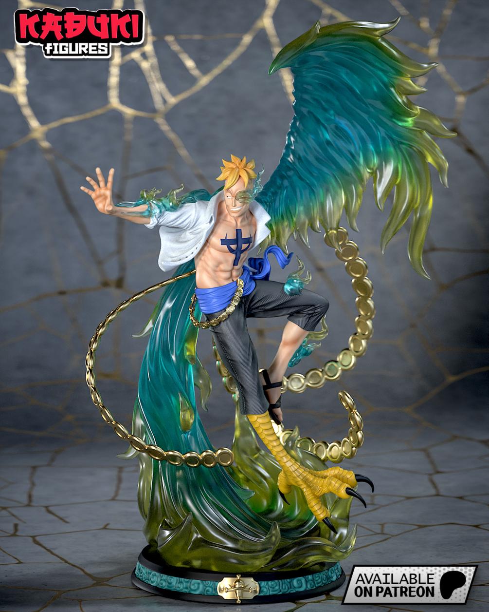 不死鳥マルコ像 | ワンピース ファンアートフィギュア 約30cm | 白ひげ
