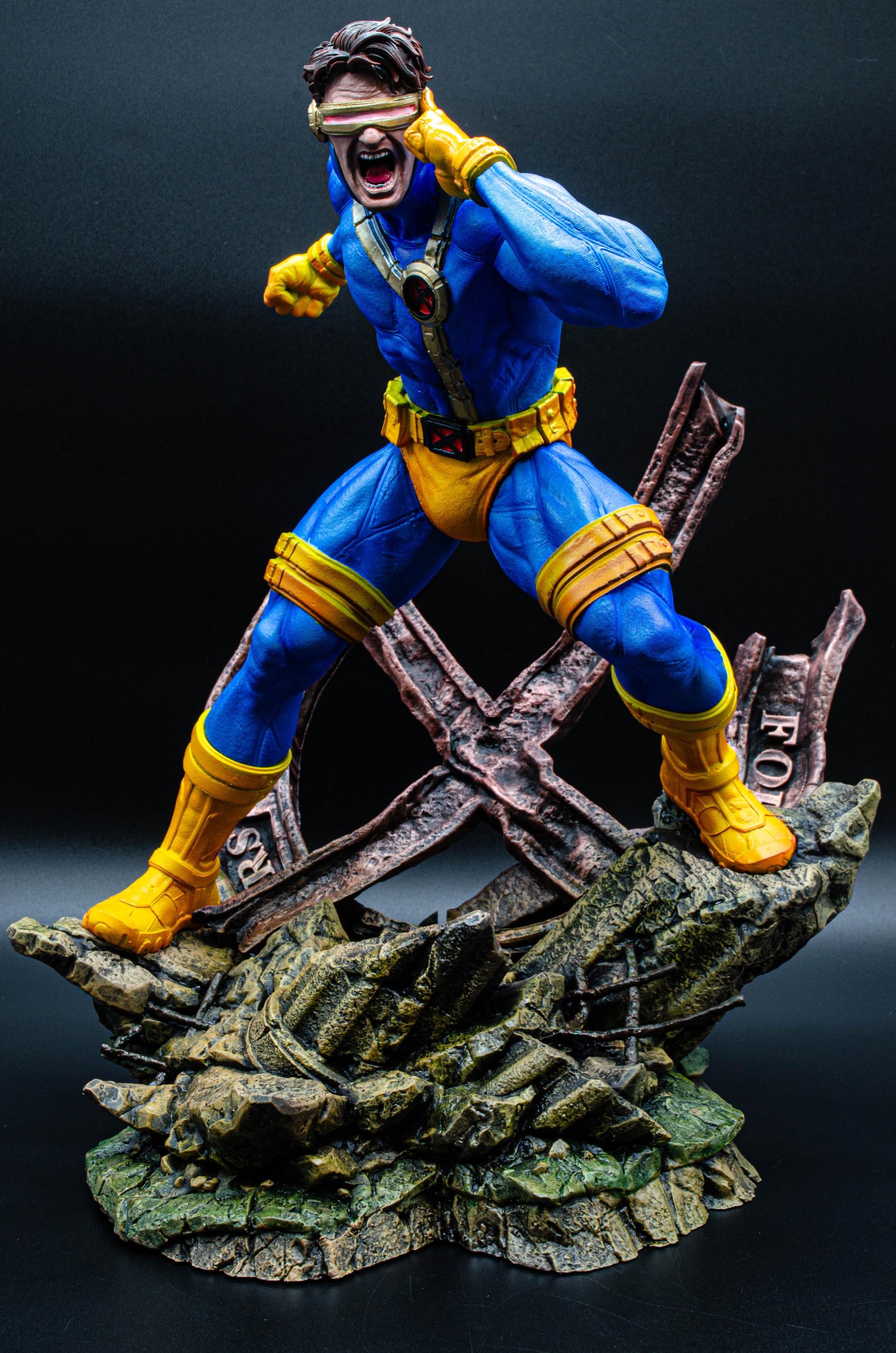 サイクロプス像 | X-メン ファンアートフィギュア 約30cm | マーベル