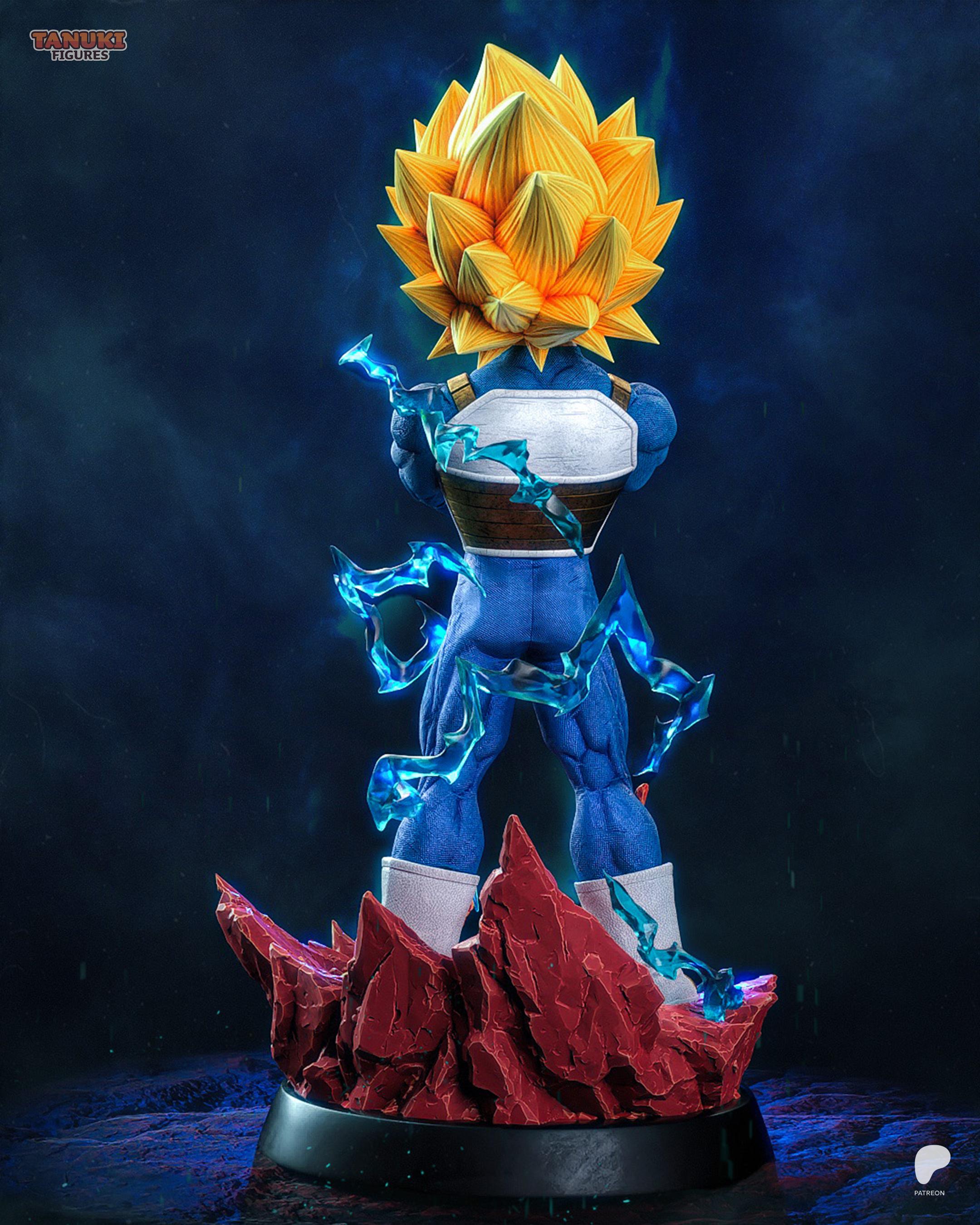 ベジータ SSJ3 像 | ドラゴンボール ファンアート フィギュア ~30 cm 