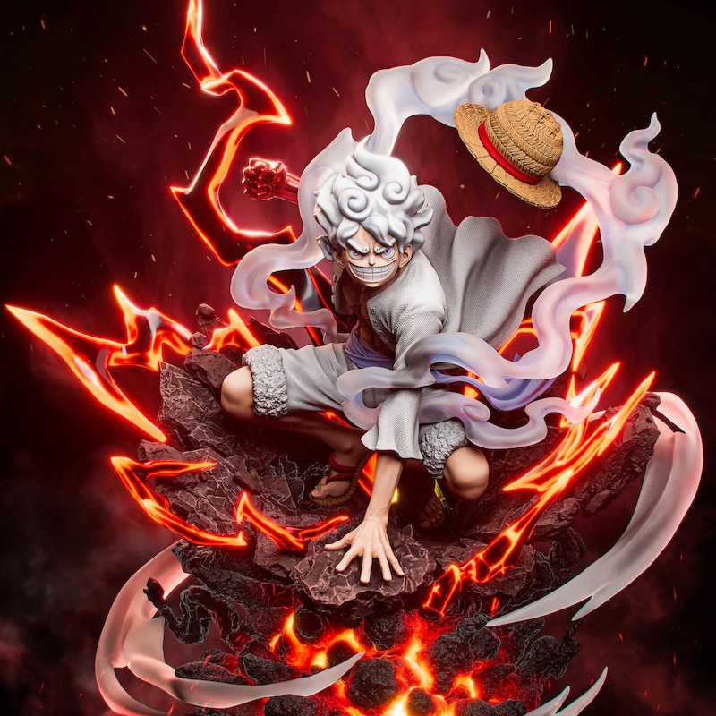 Gear 4 Luffy Figure - Etsy UK