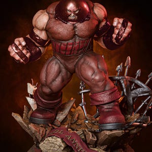 Juggernaut X-Men Marvel Figur Staty Resin Garagebyggsats 30 cm Samlarobjekt