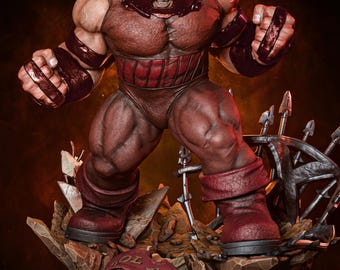 Figura coleccionable de Juggernaut de X-Men Marvel, kit de resina para armar, 30 cm.