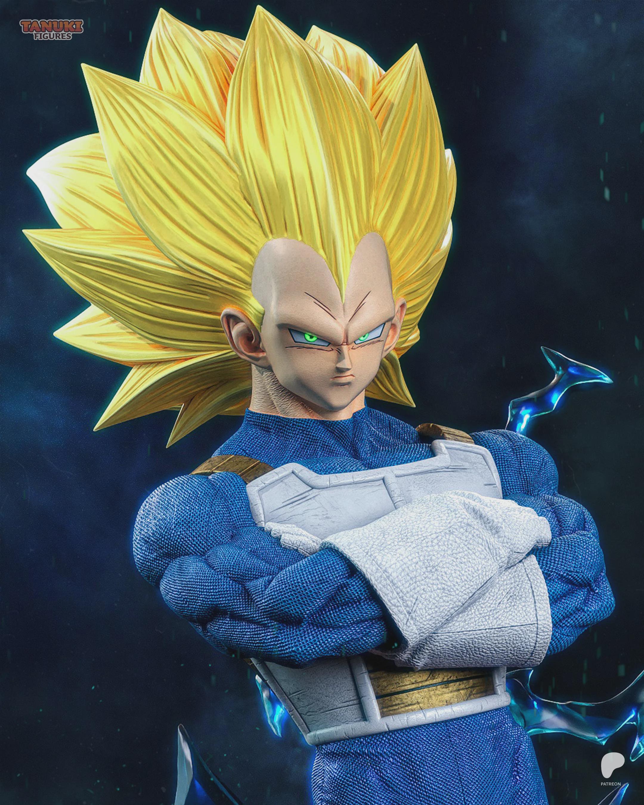 ベジータ フィギュア 銅像　約30cm ドラゴンボール ベジータ SSJ3 像 | ドラゴンボール ファンアート フィギュア ~30 cm
