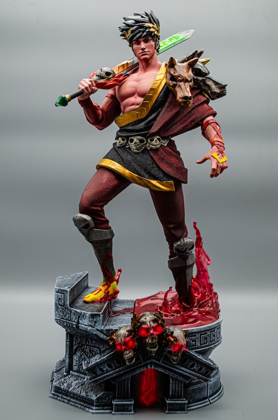 Zagreus Statue | Hades Game Fan Art Figure ~30cm | Underworld