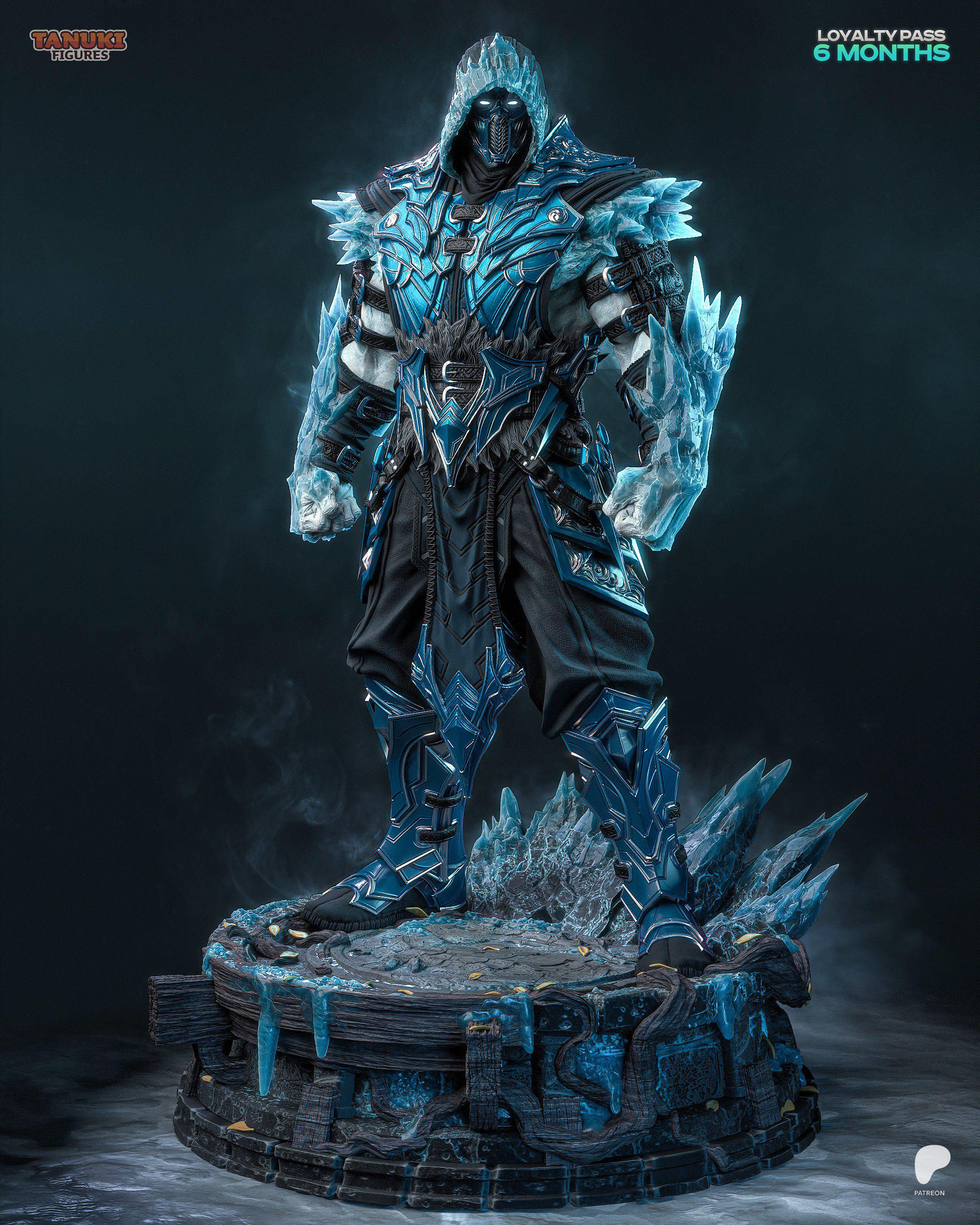 Sub-zero Figure – 3D Printed Resin Statue ~30 Cm | Handmade