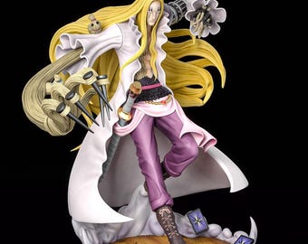 Estatua de Basil Hawkins / Figura de fan art de One Piece ~30 cm / Supernova Collectible