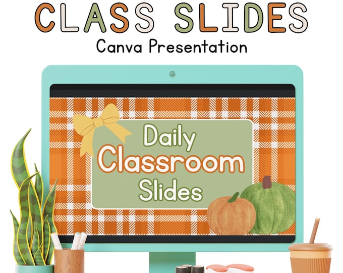 EDITABLE/ Canva/ Teacher Slides/ Classroom Slides/ Instant Download ...