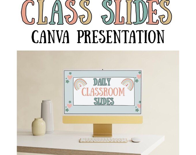 EDITABLE/ Canva/ Teacher Slides/ Classroom Slides/ Instant Download ...