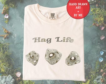 Maglietta Hag Life Fairycore - Abbigliamento da strega, Maglietta Folklore Whimsicore, Cottagecore, Mitologia, Estetica delle fate
