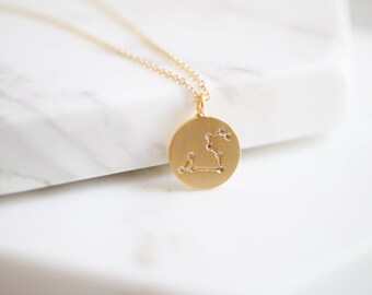 Constellation Necklace, Horoscope Necklace, Zodiac Jewelry Gift, Constellation Jewelry, Zodiac Necklace,  Astrology Jewelry, Gift for Her