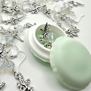 Fairy Earring Sea Opal Crystal FREE Gift + GWPs Pixie Dust Fish Extender Party Favor Group Gift Cruise Sleepover Gift Favor- 5 or 10 Pair