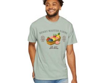 Berry Master Farms Grafik-T-Shirt: Unisex Comfort Colors Shirt