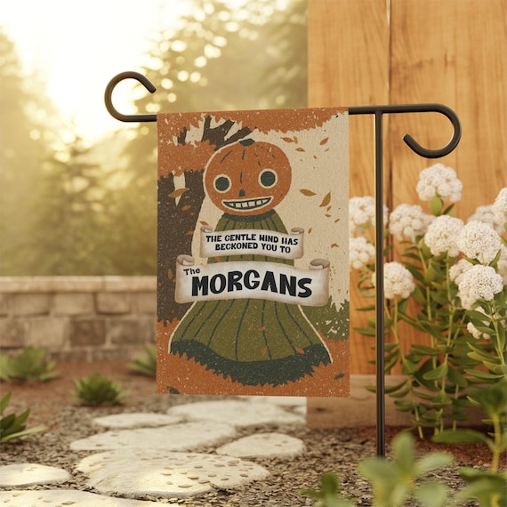 Custom Name House And Garden Fall Flag: Over the Garden Wall Inspired