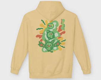 Reuniclus-hoodie - schattig en comfortabel Pokemon-sweater, perfect cadeau voor kinderen tieners volwassen Pokemon-fans, unieke stijl, Solosis Duosion
