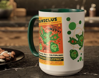 Taza de cerámica vibrante: colores personalizables, apta para lavavajillas