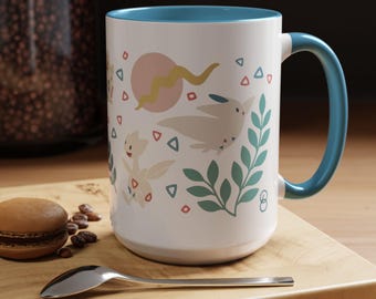 Togepi Accent Coffee Mug, Pokemon Mug, Gift for Pokemon Lovers, Tea Coffee Cup, Fun Decor, Unique Gift Idea