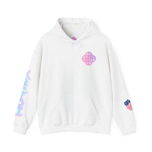 Vibrant Streetwear Hoodie, Cozy Graphic Sweatshirt, Modern Casual Wear, Unisex Gift Idea, Stylish Layering Piece