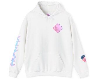Sudadera con capucha y gráficos vibrantes: sudadera unisex de estilo urbano