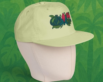 Gorra de surf de nailon reciclado: diseño artístico vibrante, sombrero de playa de secado rápido