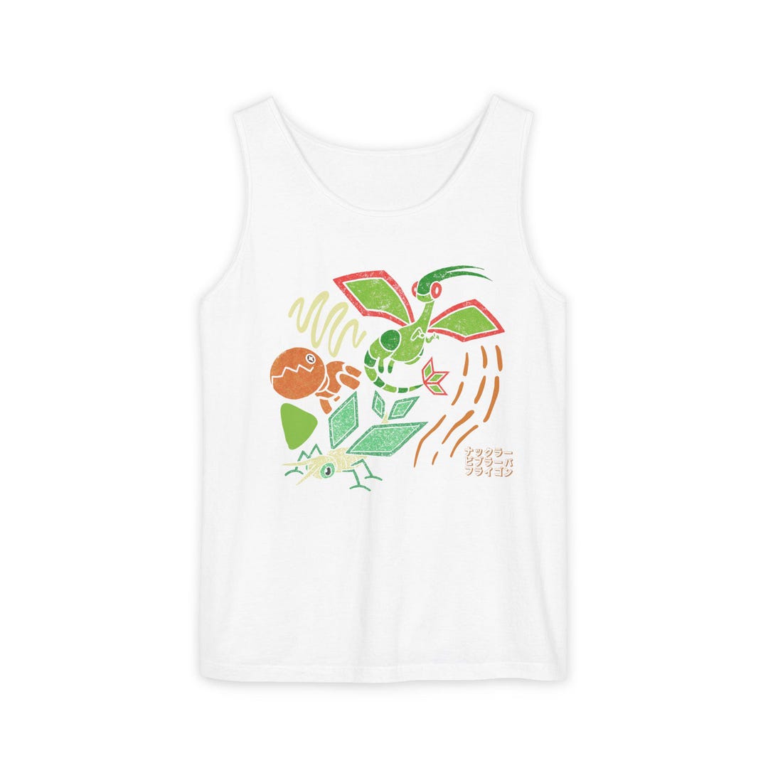 Flygon Merch Flygon Fam Tank Top, Pokemon Unisex Graphic Tee, Hoenn Region Shirt ...
