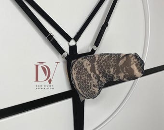 メンズストリング - エクストラスモールミサイルメンズストリングメンズタンガ水着アンダーウェア - ハンドメイドGストリングメンズ、男性用シシーランジェリー