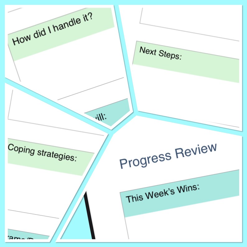 ADHD / Executive Function / Productivity Planner Toolkit – 9 Pages ...