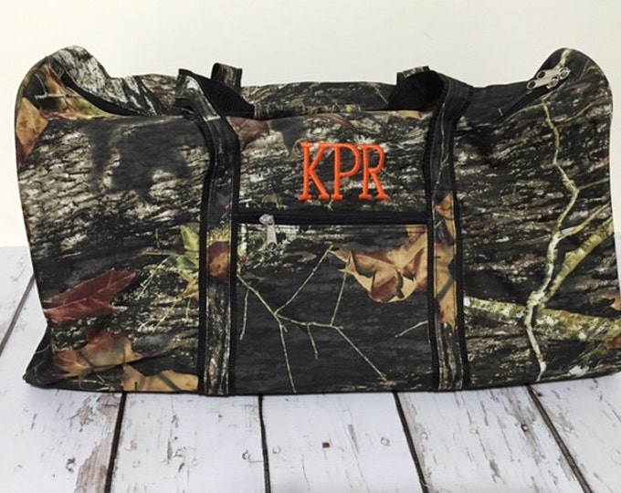 Monogrammed Camouflage Duffle Bag Gift for Groomsmen Gift Etsy
