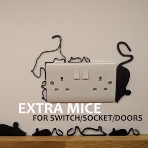 Extra Mice for Door Frame, Light Switch, Plug Socket, Architrave Decor