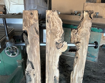 Live Edge Olive Wood for Resin Art Projects, Natural Olive Wood Slabs for Epoxy Pouring, Olive Wood Boards for DIY Woodworking & Epoxy Art