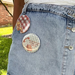 Texas Tech Vintage Inspired Game Day Buttons | Texas Tech Pins | Raiders | Texas Tech Game Day Pins
