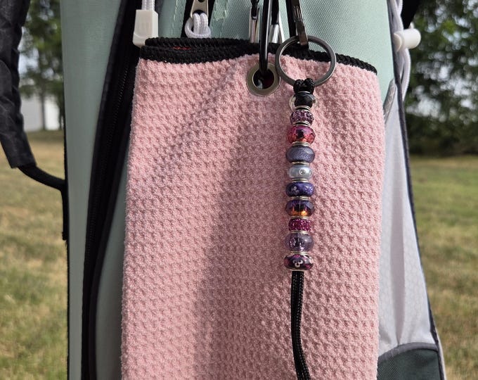 Custom Beaded Golf Stroke Counter Clip