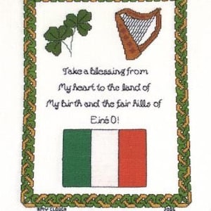 Fair Hills of Eire Cross Stitch Pattern
