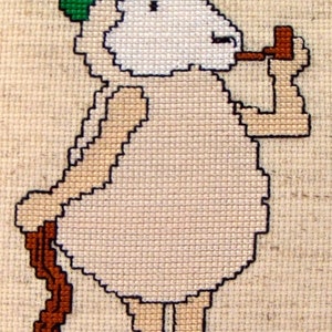 Three Irish Sheep Cross Stitch Pattern Set