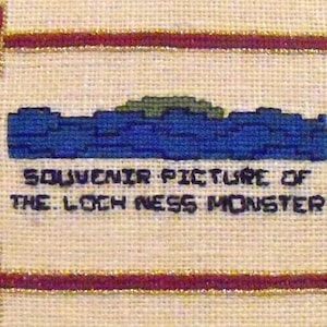 Loch Ness Monster Cross Stitch Pattern