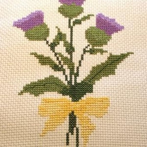 Thistle Bouquet Cross Stitch Pattern