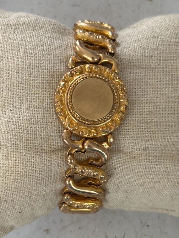 Edwardian Pitman & Keeler Unengraved The American Queen Sweetheart Bracelet