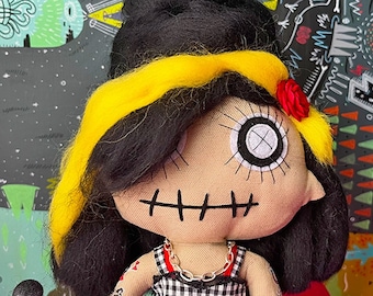 Amy Winehouse Doll, Amy Winehouse Rag Doll, Amy Winehouse Cloth Doll, Amy Winehouse Gift Doll, Amy Winehouse Fabric Doll