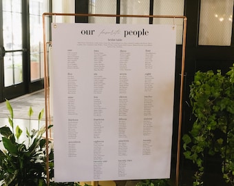 Wedding Seating Chart