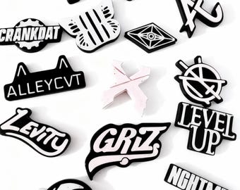 Pacote Variado de Colares de DJ Dubstep | Pingentes Kandi para Rave | Pingentes para Festas | Colares EDM