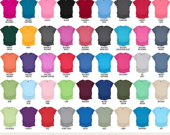 Gildan 64000 Blank Shirts, Perfect For Embroidery, DTF/DTG Printing Shirts, Crafters, Screen Printing, Vinyl, Adult & Youth Sizes