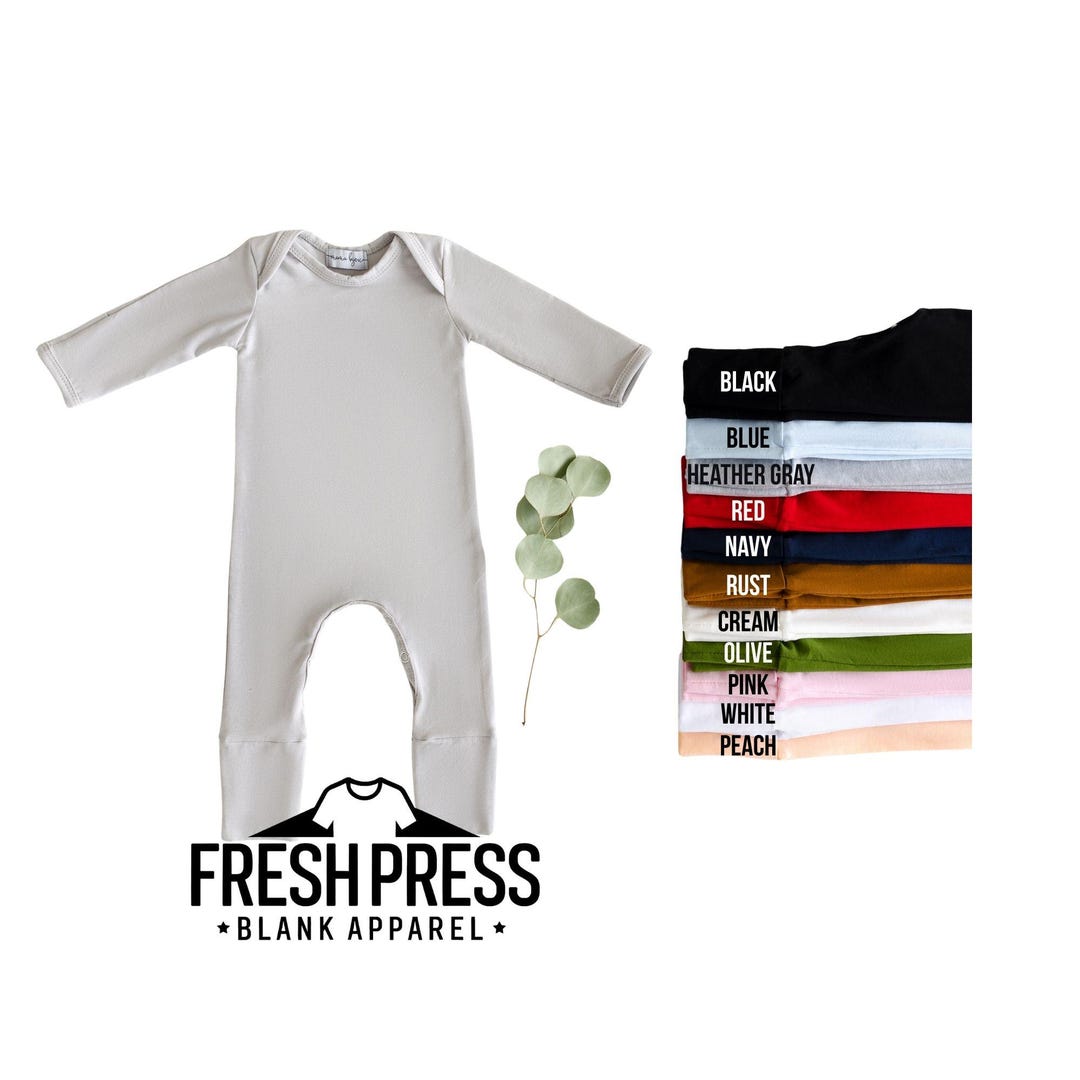 Blank Baby Romper Wholesale, Baby Blank Sleeper, Embroidery, HTV ...