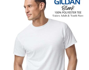 Unisex Sublimation Shirt Blanks – 100% Polyester Plain Tees for Printing | Adult & Youth Sizes | T-Shirt Bulk Wholesale | 42000 42000B