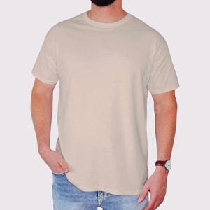 Gildan 5000 Blank Shirt Heavy Cotton – Plain Tees for Printing | Unisex Adult, Youth & Toddler Tees | T-Shirt Bulk Wholesale | 5100P 5000B bild 4