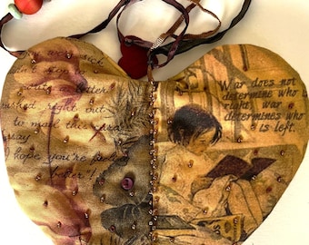 Lavender Heart with Quotes