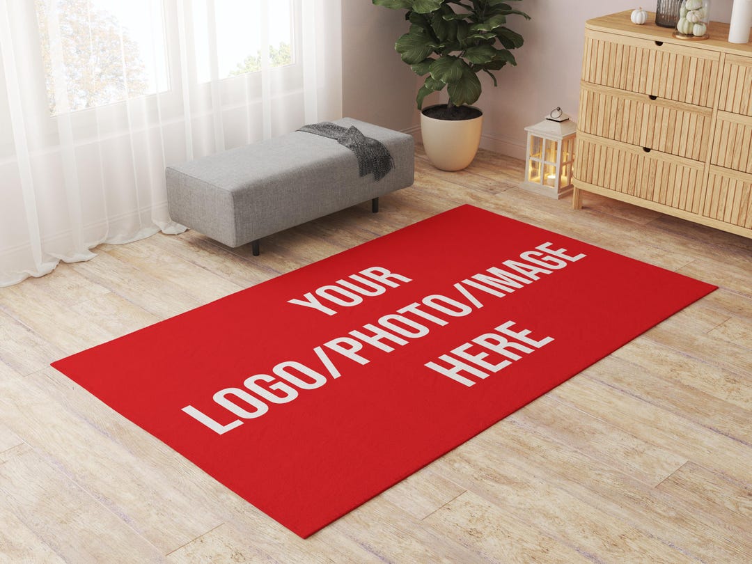 Customized Logo Rugs Custom Photo Logo Rug, Personalized Step Rug, Modern Hallway or Door ...