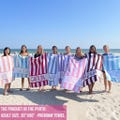 Personalized Beach Towels, Monogrammed Beach Towel, Custom Beach Towel, Bridesmaid Towel, Girls Trip Towel, kids pool towel