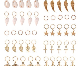 Inventory Clear Out FREE SHIPPING 10 Braid hair rings, braid accessories, rings for hair, jewelry for braids